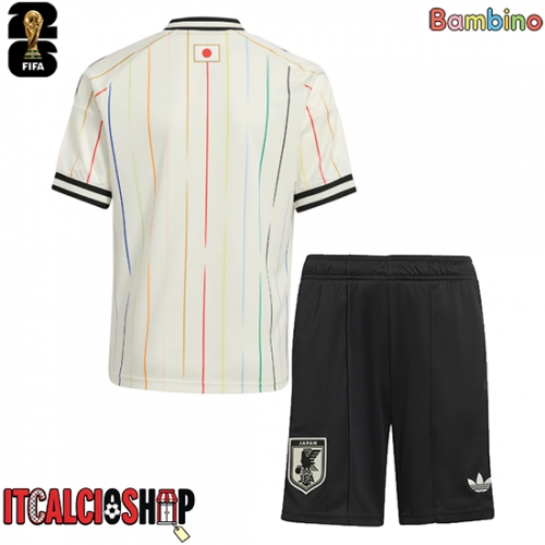 Giappone Seconda Maglia Bambino Mondiali 2026 Manica Corta (+ Pantaloni corti)